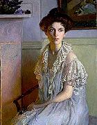 Lilla Cabot Perry Lady with a Bowl of Violets Spain oil painting artist